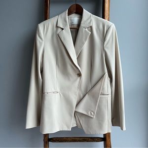 OAK + FORT Cream Blazer